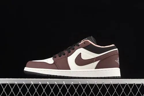 All categories Air Jordan Jordan series basketball shoes Air Jordan 1 Low Air Jordan 1 Low AJ1 Joe 1 white brown low-top cultural and leisure sports sneakers DC6991-200